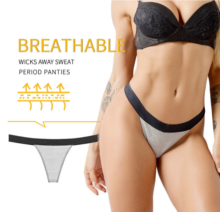 Multi-Color High-Stretch Four-Layer Leakproof Physiological Pants  Women'S Menstrual Period Underwear Thongs